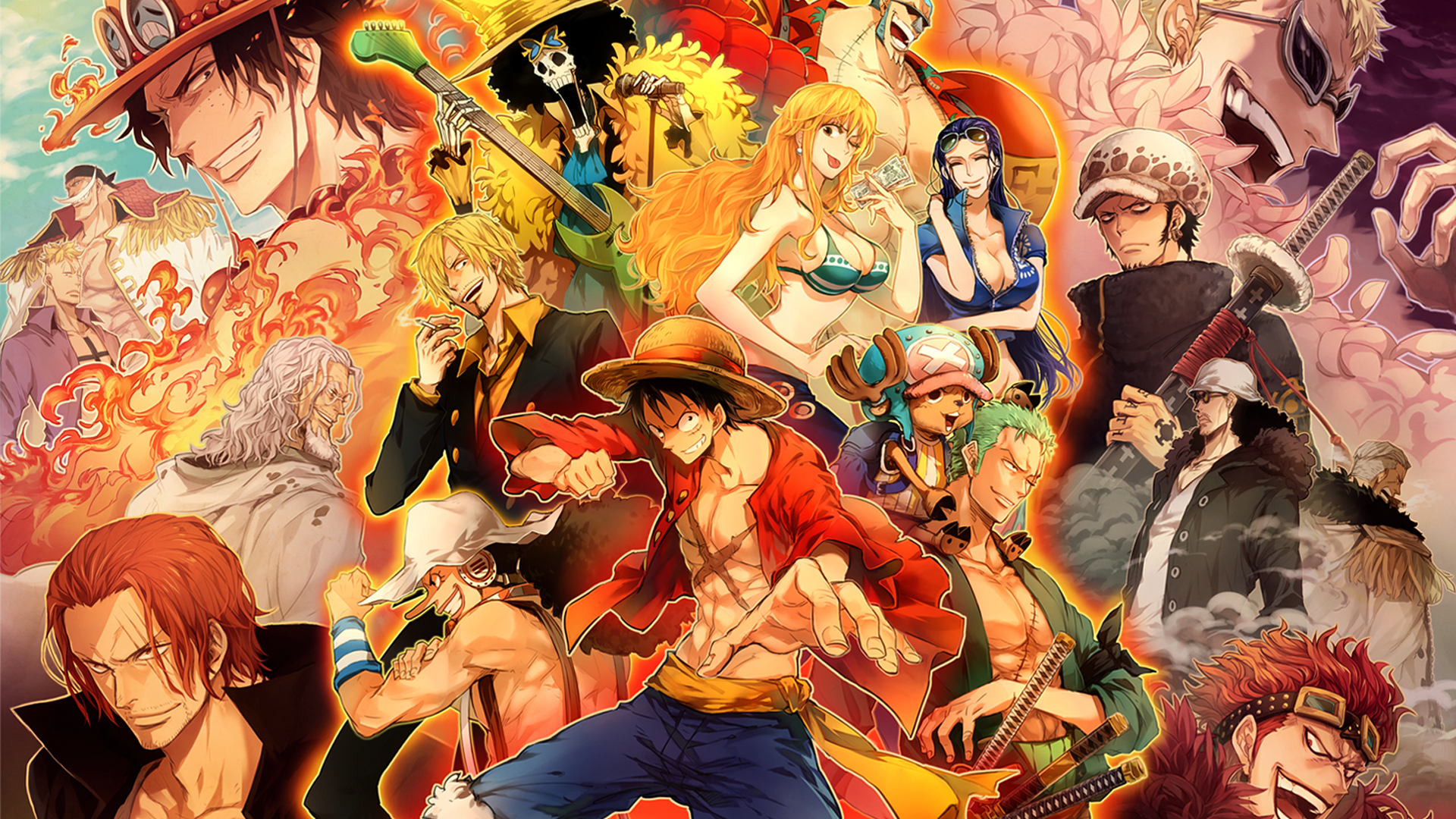 one piece crew after 2 years wallpaper