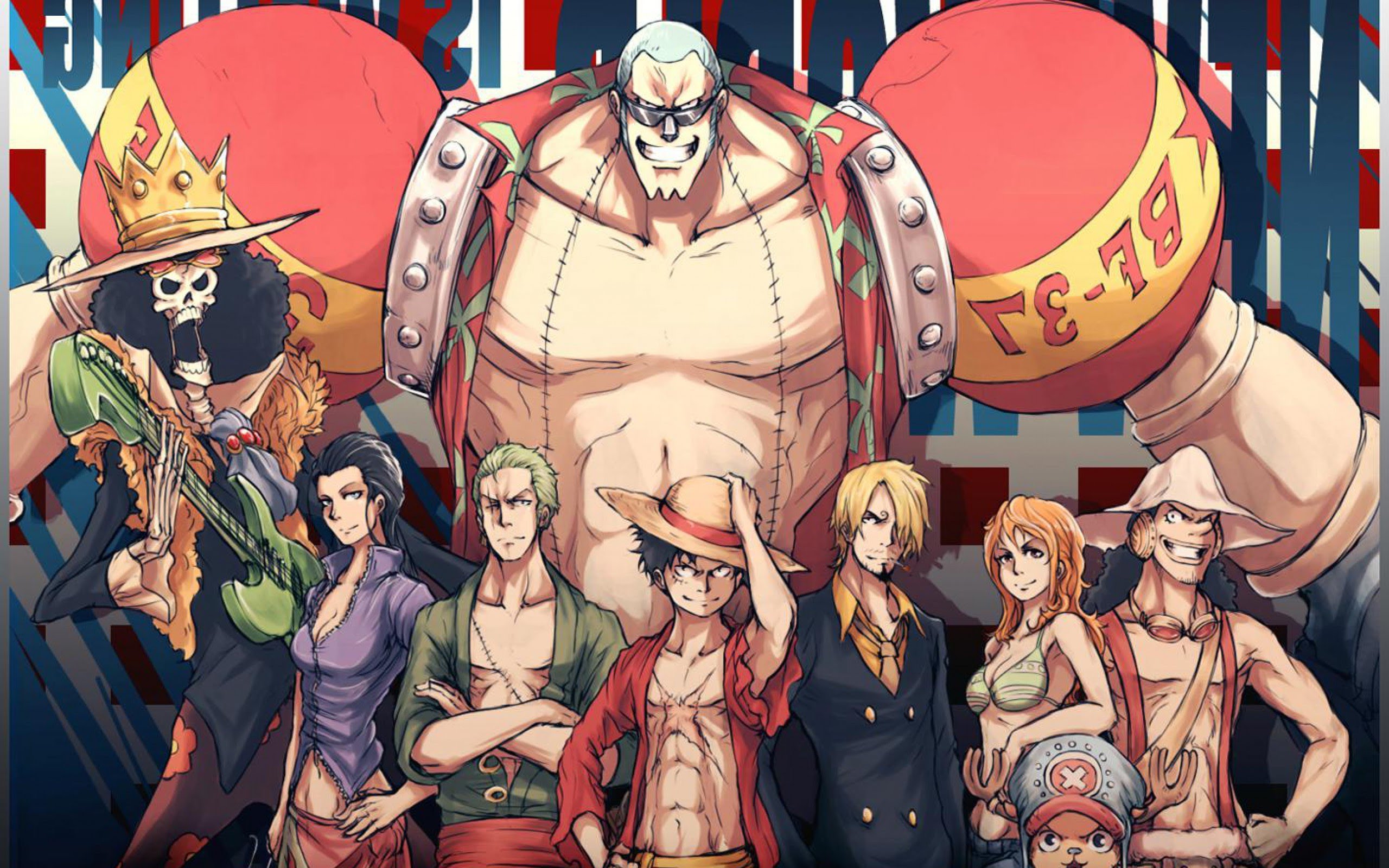 one piece luffy crew 2 years later
